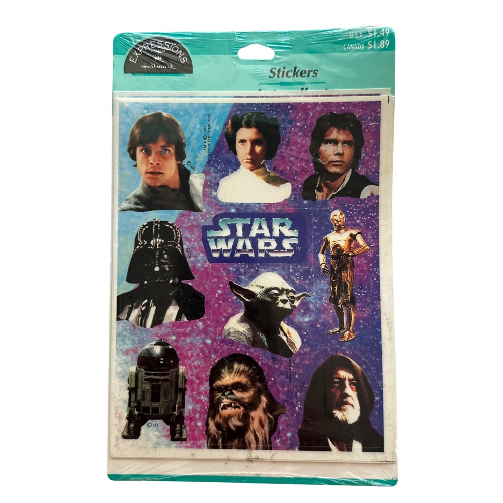 Yoda Star Wars Stickers Luke Skywalker Darth Vader Han‎ Solo R2D2 Chewbacca SEAL